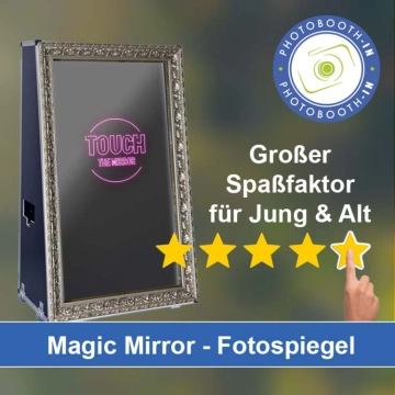 In Oettingen in Bayern einen Magic Mirror Fotospiegel mieten