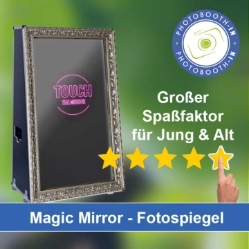 In Oeversee einen Magic Mirror Fotospiegel mieten