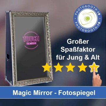 In Offenberg einen Magic Mirror Fotospiegel mieten