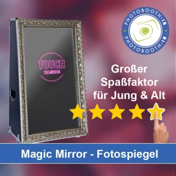 In Ohlstadt einen Magic Mirror Fotospiegel mieten
