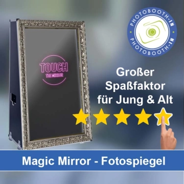 In Olbernhau einen Magic Mirror Fotospiegel mieten