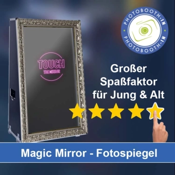 In Oldendorf (Kreis Stade) einen Magic Mirror Fotospiegel mieten