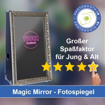 In Oranienbaum-Wörlitz einen Magic Mirror Fotospiegel mieten