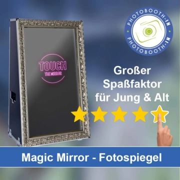 In Oranienburg einen Magic Mirror Fotospiegel mieten