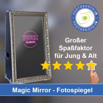 In Ortenberg (Baden) einen Magic Mirror Fotospiegel mieten