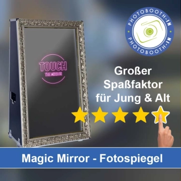 In Oschatz einen Magic Mirror Fotospiegel mieten