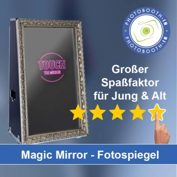 In Ostercappeln einen Magic Mirror Fotospiegel mieten