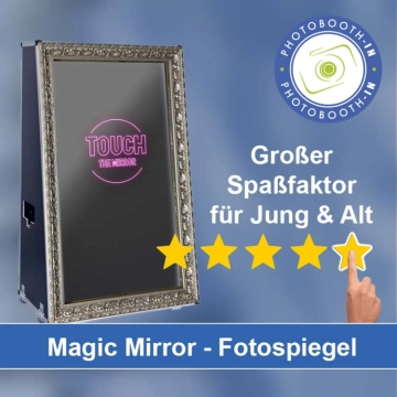 In Osterrönfeld einen Magic Mirror Fotospiegel mieten