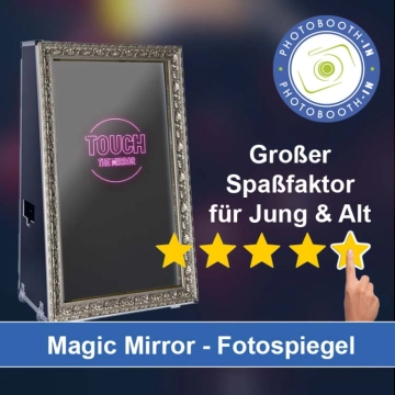 In Ostheim vor der Rhön einen Magic Mirror Fotospiegel mieten