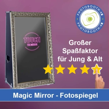 In Ostrach einen Magic Mirror Fotospiegel mieten