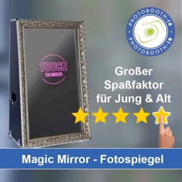 In Papenburg einen Magic Mirror Fotospiegel mieten