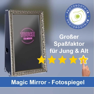 In Parchim einen Magic Mirror Fotospiegel mieten