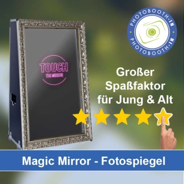 In Pegau einen Magic Mirror Fotospiegel mieten