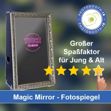 In Penzlin einen Magic Mirror Fotospiegel mieten