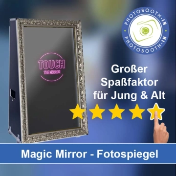 In Perleberg einen Magic Mirror Fotospiegel mieten