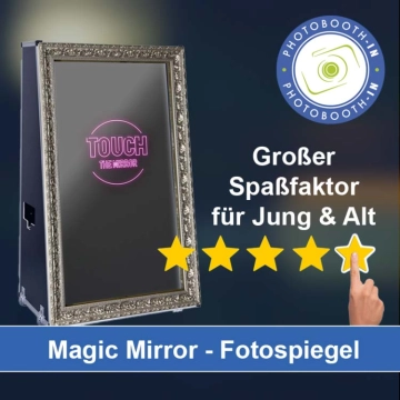 In Petershagen (Weser) einen Magic Mirror Fotospiegel mieten