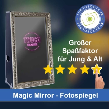 In Pfedelbach einen Magic Mirror Fotospiegel mieten