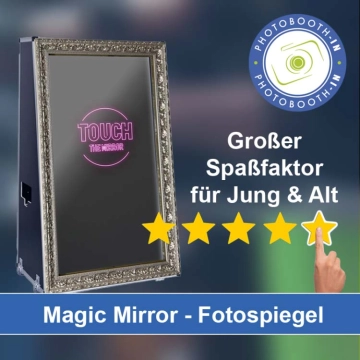 In Pfreimd einen Magic Mirror Fotospiegel mieten