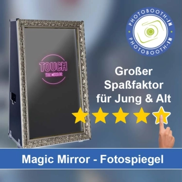 In Pfullendorf einen Magic Mirror Fotospiegel mieten