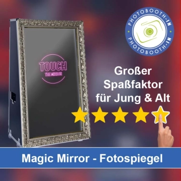 In Pirna einen Magic Mirror Fotospiegel mieten