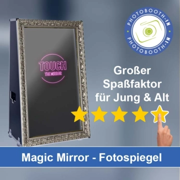 In Planegg einen Magic Mirror Fotospiegel mieten