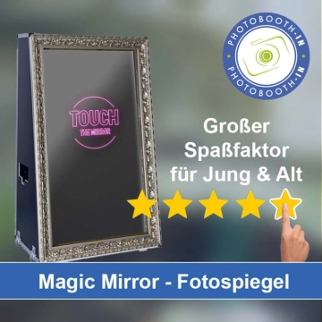In Plankstadt einen Magic Mirror Fotospiegel mieten