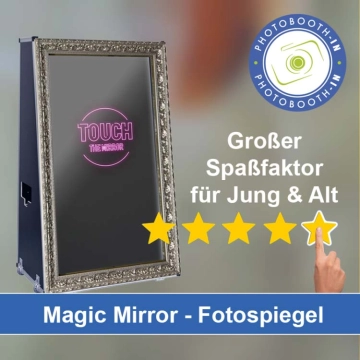 In Pliening einen Magic Mirror Fotospiegel mieten