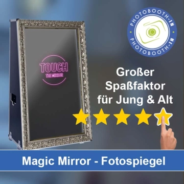 In Pöcking einen Magic Mirror Fotospiegel mieten