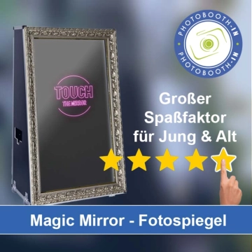 In Pößneck einen Magic Mirror Fotospiegel mieten