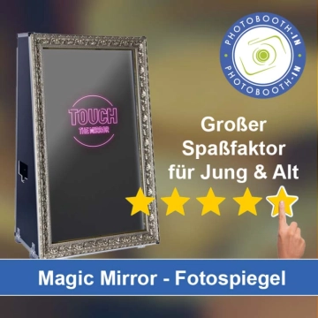 In Pommelsbrunn einen Magic Mirror Fotospiegel mieten