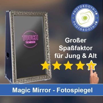 In Pommersfelden einen Magic Mirror Fotospiegel mieten