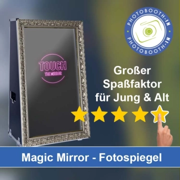 In Poppenhausen (Unterfranken) einen Magic Mirror Fotospiegel mieten