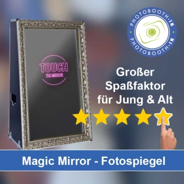 In Potsdam einen Magic Mirror Fotospiegel mieten