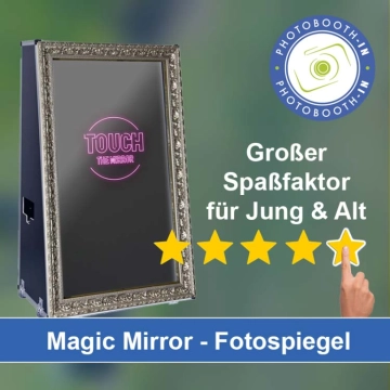 In Preußisch Oldendorf einen Magic Mirror Fotospiegel mieten