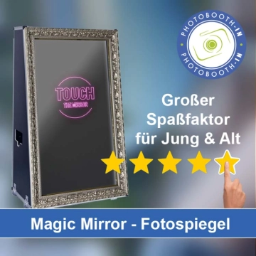 In Prichsenstadt einen Magic Mirror Fotospiegel mieten