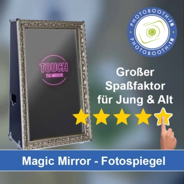 In Priestewitz einen Magic Mirror Fotospiegel mieten