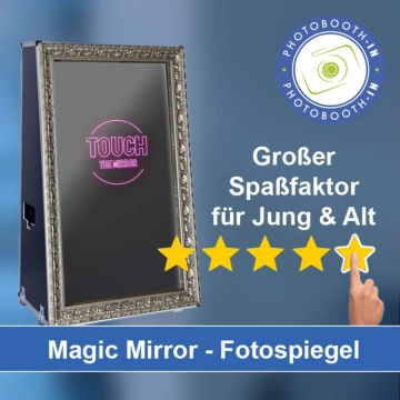 In Quakenbrück einen Magic Mirror Fotospiegel mieten