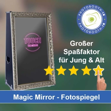In Radeberg einen Magic Mirror Fotospiegel mieten
