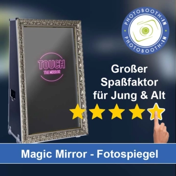In Rainau einen Magic Mirror Fotospiegel mieten