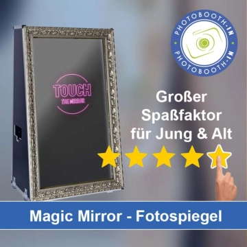 In Randersacker einen Magic Mirror Fotospiegel mieten