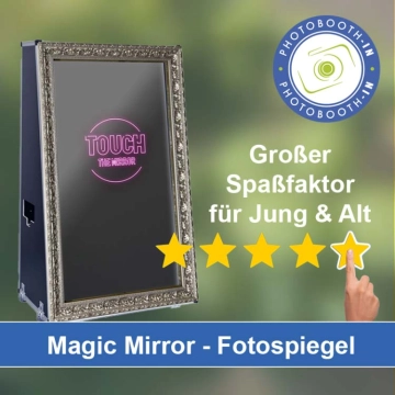 In Rangsdorf einen Magic Mirror Fotospiegel mieten