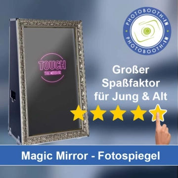 In Ransbach-Baumbach einen Magic Mirror Fotospiegel mieten