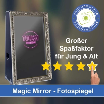 In Rathenow einen Magic Mirror Fotospiegel mieten