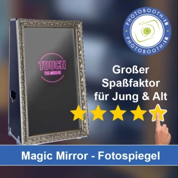 In Ratingen einen Magic Mirror Fotospiegel mieten