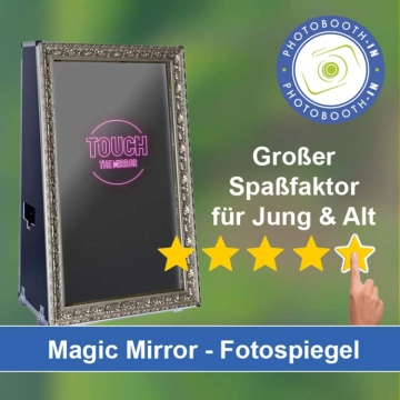 In Rattelsdorf einen Magic Mirror Fotospiegel mieten