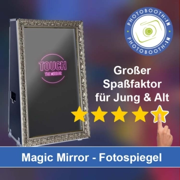 In Rauschenberg einen Magic Mirror Fotospiegel mieten