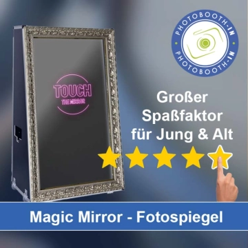 In Rednitzhembach einen Magic Mirror Fotospiegel mieten