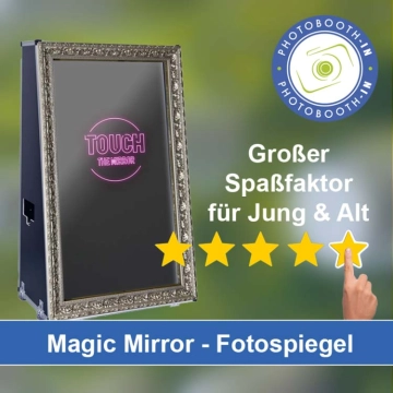 In Regis-Breitingen einen Magic Mirror Fotospiegel mieten