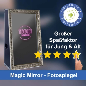 In Rehau einen Magic Mirror Fotospiegel mieten
