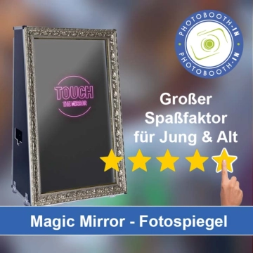 In Rehburg-Loccum einen Magic Mirror Fotospiegel mieten
